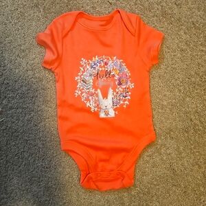 Old Navy Hello Spring Coral Onesie